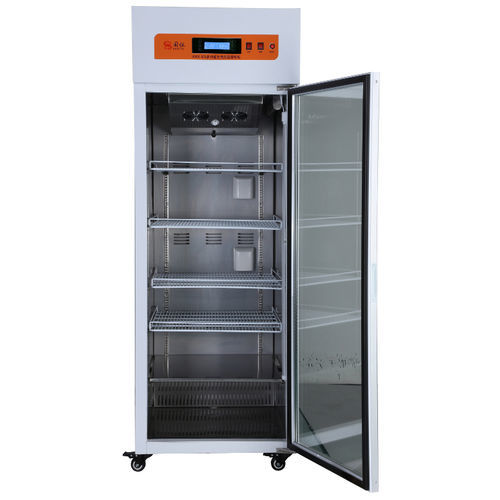 Chromatographie-Kühlschrank - GYCX-650 - Xiamen Guoyi Scientific Instrument - vertikal / 1 Tür / mit Glastür
