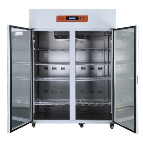 Chromatographie-Kühlschrank - GYYP-1400 - Xiamen Guoyi Scientific Instrument - vertikal / mit 2 Türen / mit Glastür
