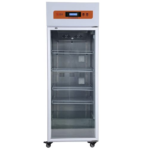 Chromatographie-Kühlschrank - GYYP-830 - Xiamen Guoyi Scientific Instrument - vertikal / 1 Tür / mit Glastür