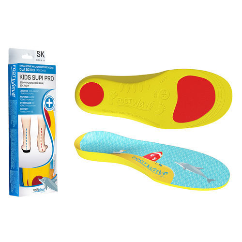 Orthopädische Einlegesohlen / Fersenkissen - Supi Pro - FootWave™ - Quergewölbestütze / für Kinder / für Plattfuß