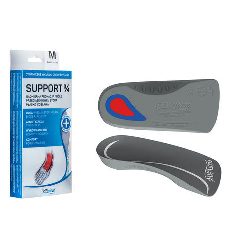 Orthopädische Einlegesohlen 3 4 Länge / Längsgewölbestütze - FootWave™ - für Erwachsene / für Plattfuß