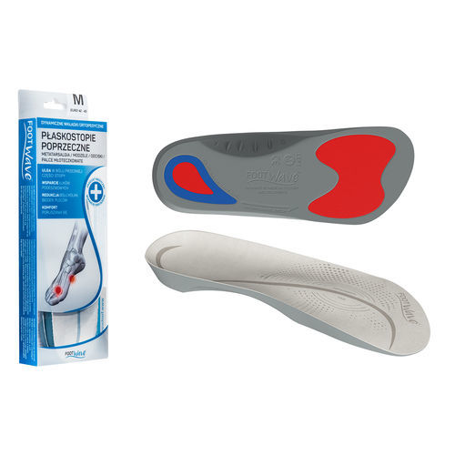 Orthopädische Einlegesohlen / Fersenkissen - METATARSALGIA - FootWave™ - Quergewölbestütze / für Plattfuß