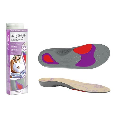 Orthopädische Einlegesohlen / Fersenkissen - Lady Pregna - FootWave™ - Längsgewölbestütze / Quergewölbestütze / für Plattfuß