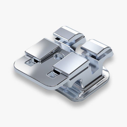 Orthodontie Bracket / Metall - SHENZHEN SUPERLINE TECHNOLOGY CO., LTD. - selbstabklemmend / selbstblockierend / gerade