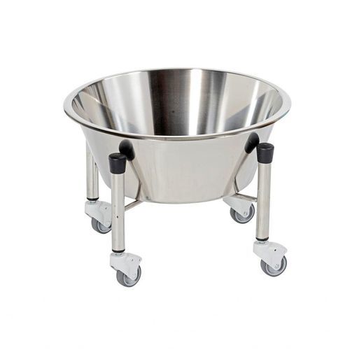 Schalenhalter zur Montage auf Rollwagen - S210 - TOURINOX - Edelstahl