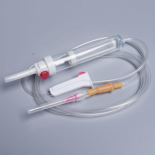 Bluttransfusionsset - Jiangsu Zhengkang Medical Apparatus - Polyvinylchlorid / mit Tropfkammer / mit Absperrhahn