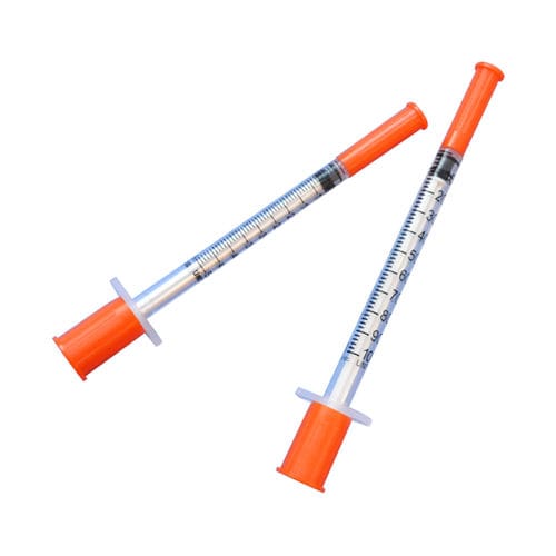 Hypodermische Spritze - U-100 - Jiangsu Zhengkang Medical Apparatus - Insulin / 1 ml / 0,5 ml