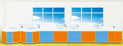 Wickelstation mit Badewanne - HEFEI JINNICK MEDICAL TECHNOLOGY CO., LTD.