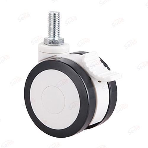 Polypropylenrad - ME01-02D-75PUB - Zhongshan Seño Casters and Wheels Man Co.,Ltd - mit Bremse / schwenkbar