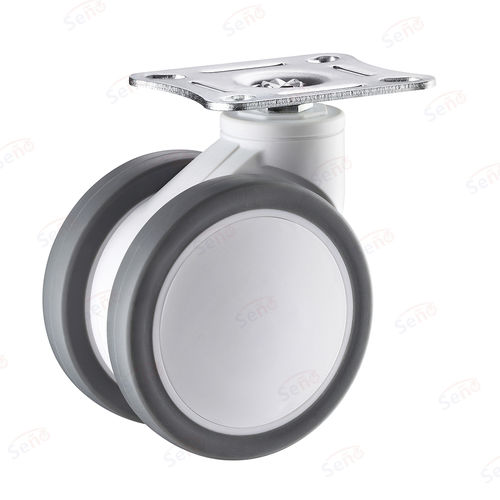 Rad für Krankenhauswagen - ME04-01-100TPRG - Zhongshan Seño Casters and Wheels Man Co.,Ltd - schwenkbar
