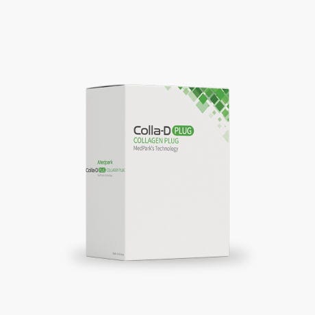 Zahnchirurgie-Matrix - Colla-D PLUG - MedPark - Collagenbeschichtung / resorbierbar