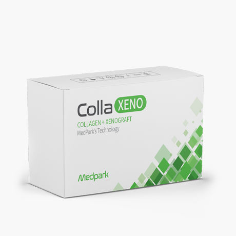 Xenograft-Knochenersatzmaterial - Colla XENO - MedPark - für Zahnchirurgie / biegesteif