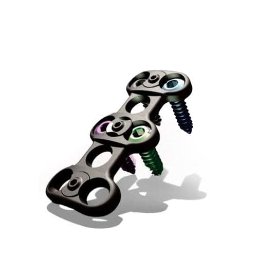 HWS-Arthrodeseplatte - ACAP17 - A2Z Spine - mit Verriegelung / Metall / 2 Ebenen
