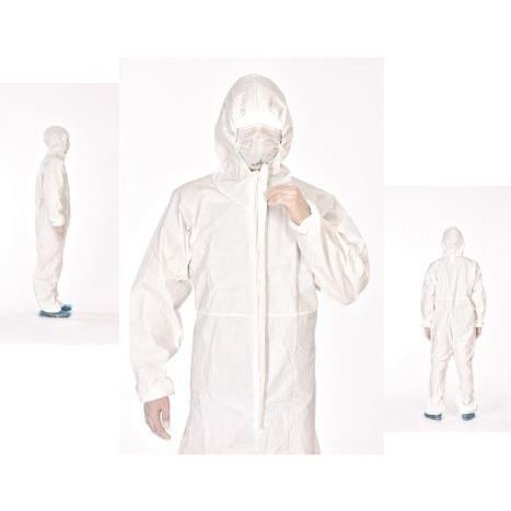 Unisex-Schutzanzug - 5B/6B - Sirmar Medikal Tekstil - weiß