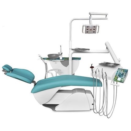 Dentaleinheit mit elektrisch bedientem Stuhl - ARIA EXCELL SR 5N - NEOMED - mit flexiblem Kopfstück / mit Hygienesystem / mit Instrumententräger