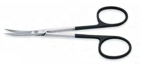 Chirurgie-Schere - PS7613-11 - Tritone - Iris / für Humanmedizin / gebogen