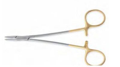 Chirurgischer Nadelhalter - 712.DE-15	 - Tritone - Crile-Wood / Hartmetall