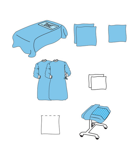 Medizinisches Set / für Augenchirurgie - 00140 - Centra for Medical Supplies - steril