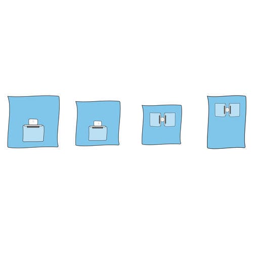 OP-Feld / für orthopädische Chirurgie - Centra for Medical Supplies - für die Herzchirurgie / für Allgemeinchirurgie / für urologische Chirurgie