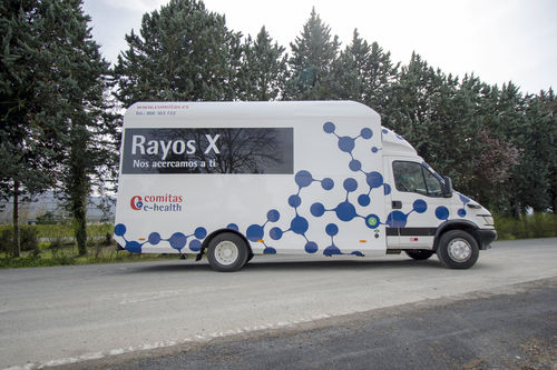 Mobile Krankenstation / Sensor - Comitas e- Health - zur medizinischen Bildgebung / Bus / Transporter