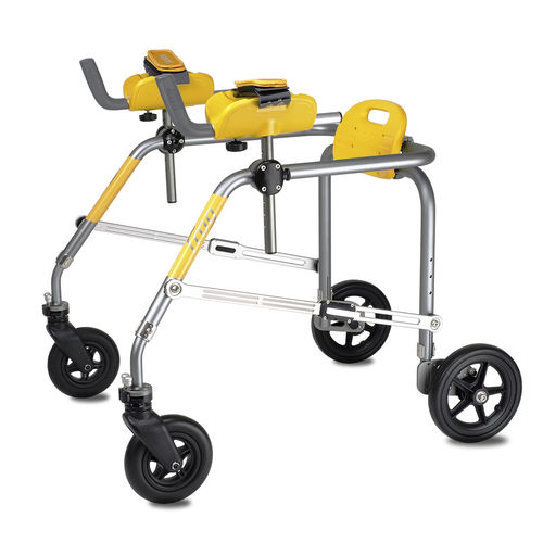 Rollator mit 4 Rädern - FROG M3-X - Voyar - für Kinder / Aluminiumrahmen / mit Armlehnen