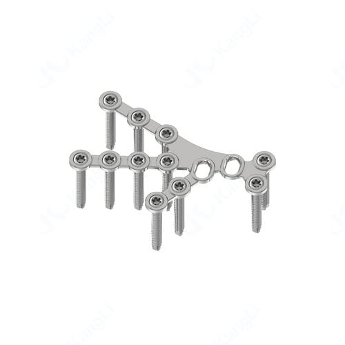 Kompressionsplatte für Calcaneum - T4400 - Kangli Medical - mit Verriegelung / Titan