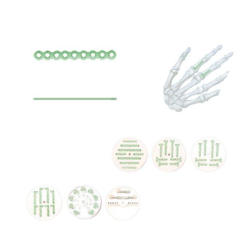 Kompressionsplatte für Fingerglied - TML - Kangli Medical - distal / proximal / mit Verriegelung