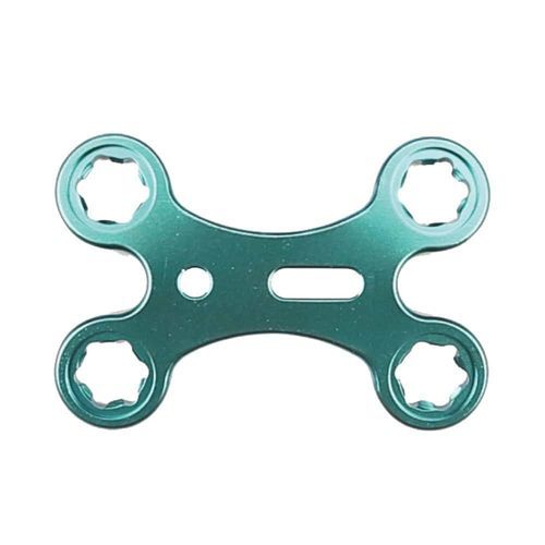 Arthrodeseplatte für Vorfuß - KFM X - Kangli Medical - mit Verriegelung / Titan