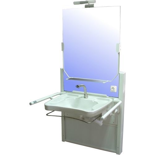 Spüle für Hygienebereich - Attris - 1 Station / wandmontiert / höhenverstellbar