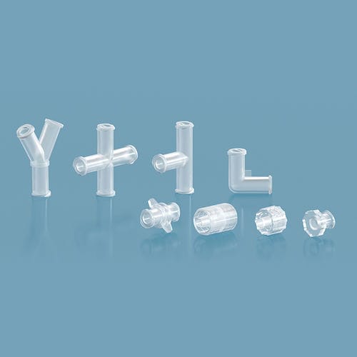 Innen/innen-Adapter - RH-2G - NANJING RUNZE FLUID CONTROL EQUIPMENT CO., LTD. - für medizinische Geräte / gerade / T