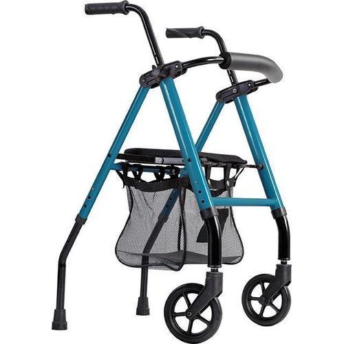 2-rädriger Rollator - ZW8263L - Shenzhen Zuowei Technology - Aluminiumrahmen / mit Korb / zusammenklappbar