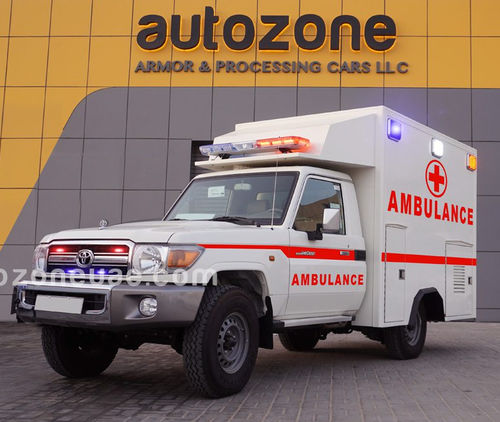 Paramedizinische Ambulanz - HZJ79 - AUTO ZONE ARMOR AND PROCESSING CARS L.L.C - Transfer / mit Kofferaufbau / mit Sauerstofftherapie
