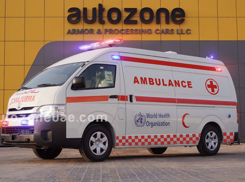 Ambulanz mit Sauerstofftherapie - Hiace - AUTO ZONE ARMOR AND PROCESSING CARS L.L.C - mechanisch