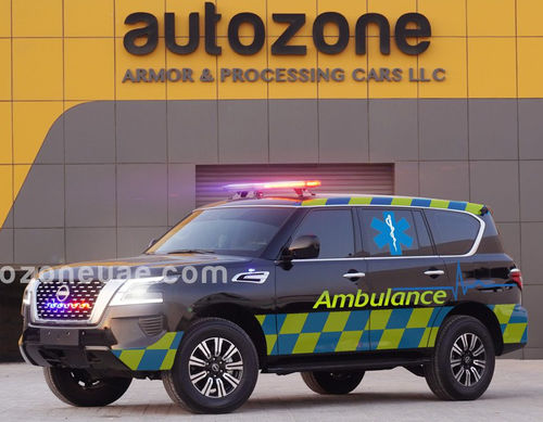 Ambulanz mit Sauerstofftherapie - Nissan Patrol - AUTO ZONE ARMOR AND PROCESSING CARS L.L.C - 4x4 / automatisch