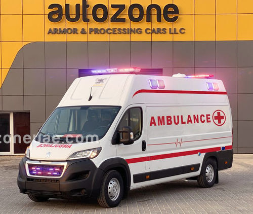 Ambulanz für Intensivpflege - Peugeot Boxer - AUTO ZONE ARMOR AND PROCESSING CARS L.L.C - mit Sauerstofftherapie / Diesel / mechanisch