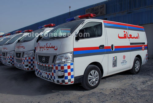 Ambulanz mit Sauerstofftherapie - Urvan-NV350 - AUTO ZONE ARMOR AND PROCESSING CARS L.L.C - mechanisch