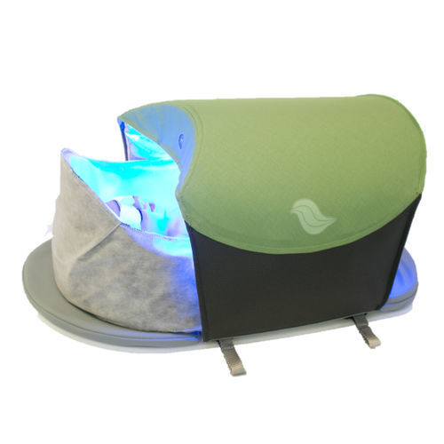 Phototherapielampe für Neugeborene - bili·hut ™ - Little Sparrows Technologies - in Wiegenform / Blaues Licht