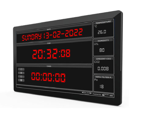 Digitaluhr - Xe™  - Techlab Works - für Gesundheitseinrichtungen / Synchronisation