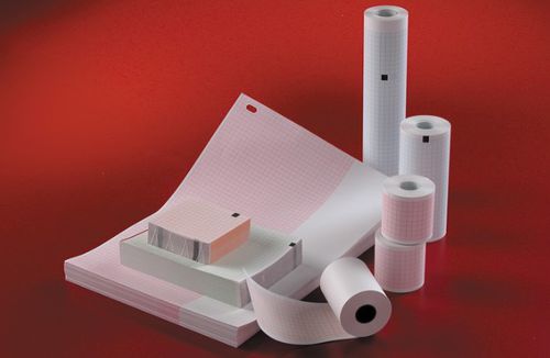 Medizinisches Registrierpapier / für EKG - Ceracarta - als Papierrolle / in einzelnen Blättern