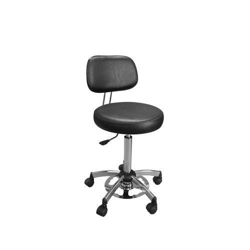 Hocker für Gesundheitseinrichtungen - 1053/5 - VOG MEDICAL - höhenverstellbar / drehbar / mit Rückenlehne