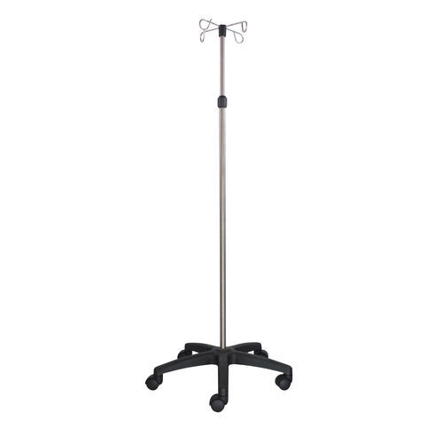 Infusionsständer auf Rollen - 2050/19 - VOG MEDICAL - 4 Haken / 2 Haken / Edelstahl