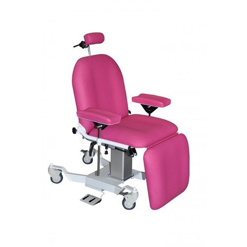 EEG-Untersuchungsstuhl - EEG chair - VOG MEDICAL - elektrisch / mit Fußstütze / auf Rollen