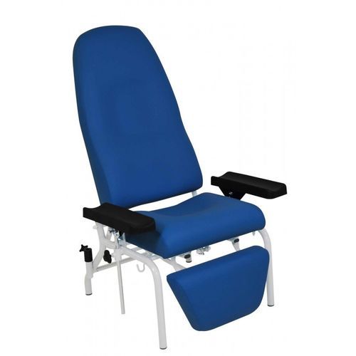 Pneumatischer Blutentnahmesessel - Cayeux - VOG MEDICAL - dreiteilig / mit Armlehnen / mit Fußstütze