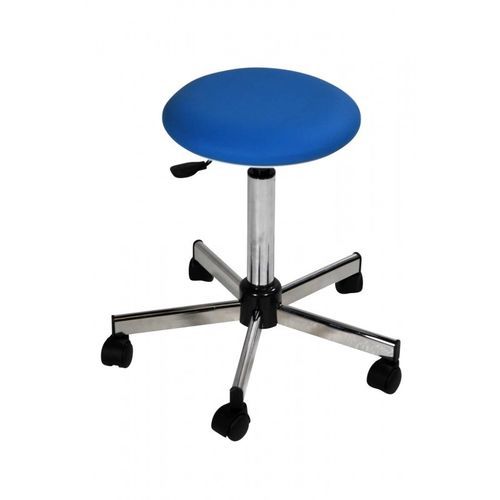 Höhenverstellbarer Hocker - Chrome-plated stool - VOG MEDICAL - pneumatisch / mit verstellbarer Rückenlehne / mit Fußstütze