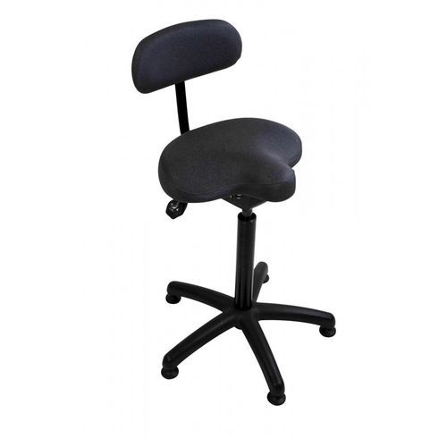 Pneumatischer Hocker - Sit-stand - Tilting seat - VOG MEDICAL - höhenverstellbar / kippbar / mit verstellbarer Rückenlehne