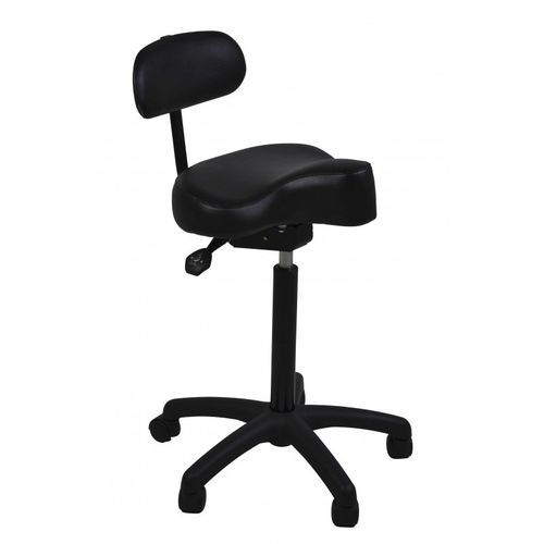 Kippbarer Hocker - Sit-stand - Tilting seat - VOG MEDICAL - pneumatisch / höhenverstellbar / mit verstellbarer Rückenlehne