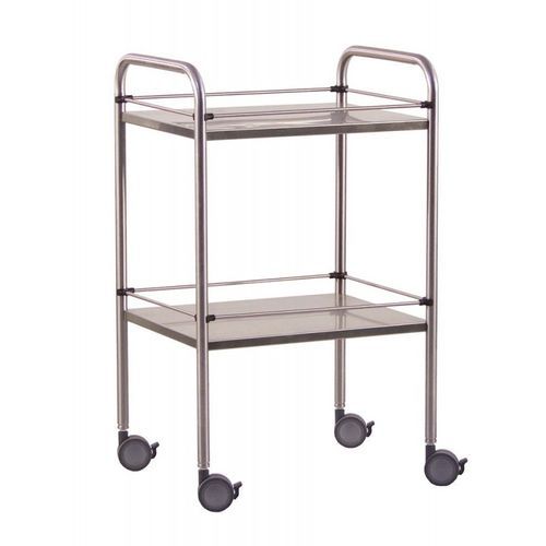 Servicewagen - 1190/I - VOG MEDICAL - Edelstahl / mit Regal / mit 2 Regalbrettern
