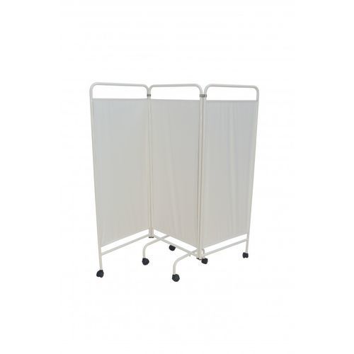 Medizinischer Bettschirm auf Rollen - 3-panel screen - VOG MEDICAL - zusammenklappbar / 3 Flügel / antibakteriell