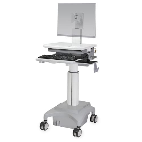 Medizinischer Wagen - TANGO  - HAT Collective Healthcare (CompuCaddy) - für Monitor / für Humanmedizin / kompakt