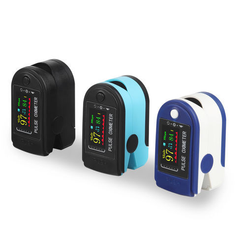 Fingerpulsoximeter - PO102 - Mericonn Technology - medizinisch / OLED / schwarz
